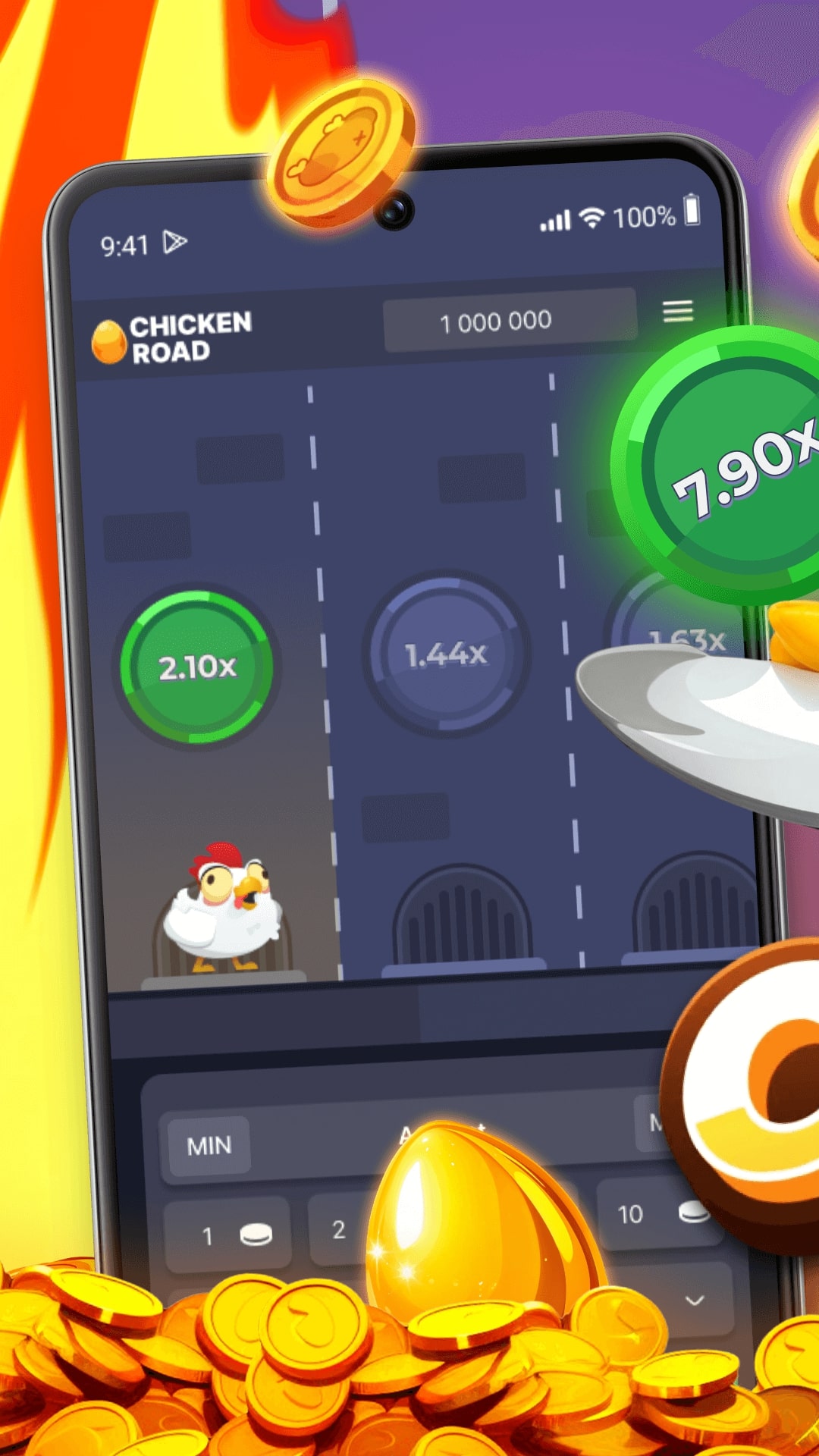 Captura de pantalla de Chicken Road