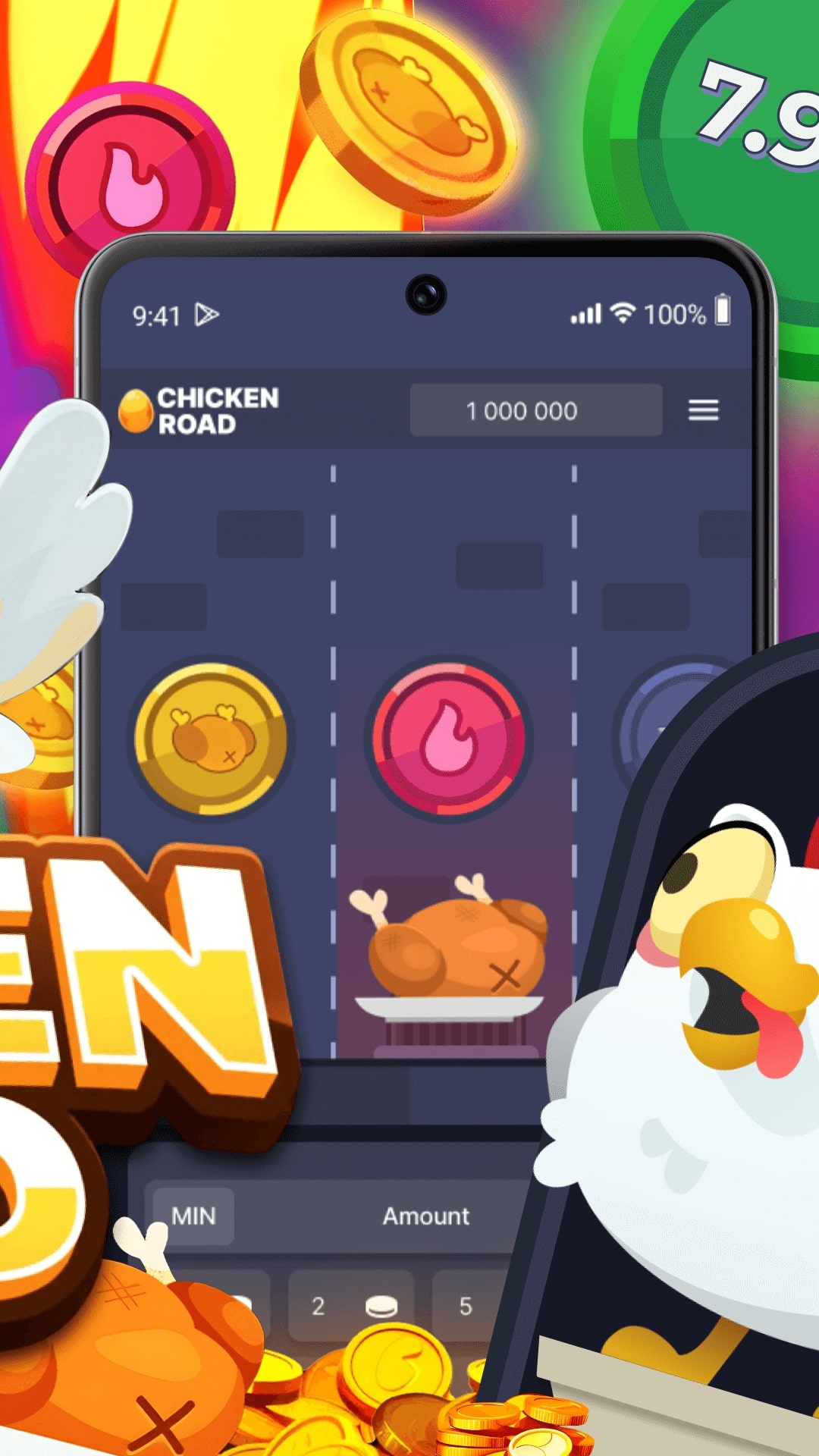Captura de pantalla de Chicken Road